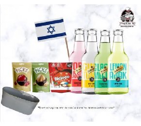 מארז קוקטיילים Schweppes עם ממתקים
